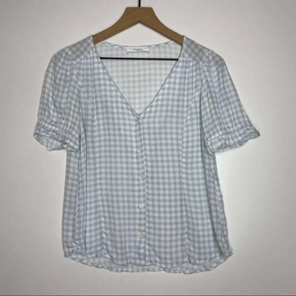 Elodie Checkered Blouse